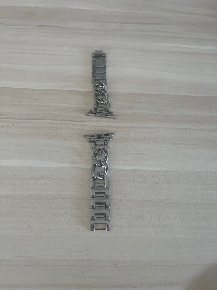 Gri Minimalist Erkek Saat Kordonu İPhone woch - Görsel 2