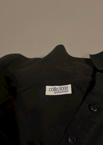 Collezione Kız Siyah Polo Yaka Tişört