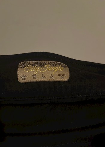 Drapeli Siyah Midi Etek - Görsel 4