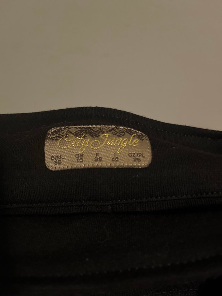 Drapeli Siyah Midi Etek - Görsel 3