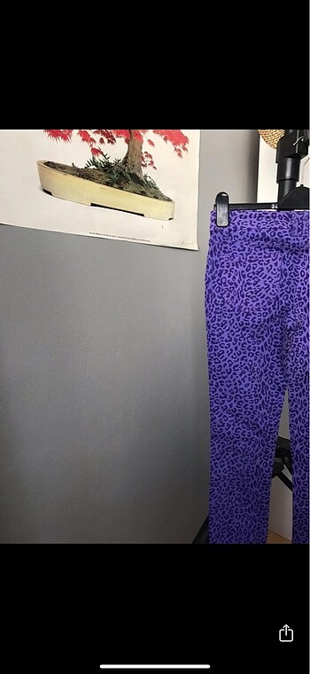 Diğer Generation Mor Leopar Kadın Pantolon