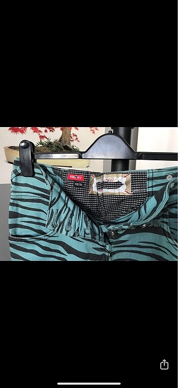 36 Beden turkuaz Renk Turkuaz Zebra River Island Skinny Jeans