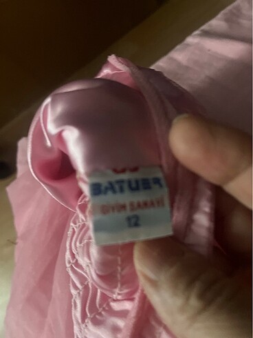 Pembe kısa Abiye - Görsel 8