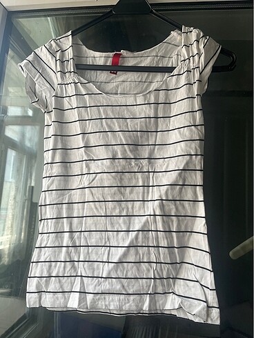 Çizgili Penye t-shirt