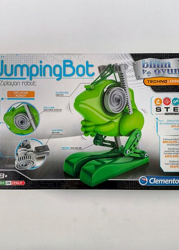 Zıplayan Robot Eğitici Oyuncak - Yeşil