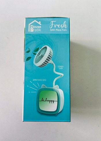  Beden House Pratik Işıklı Masa Fanı