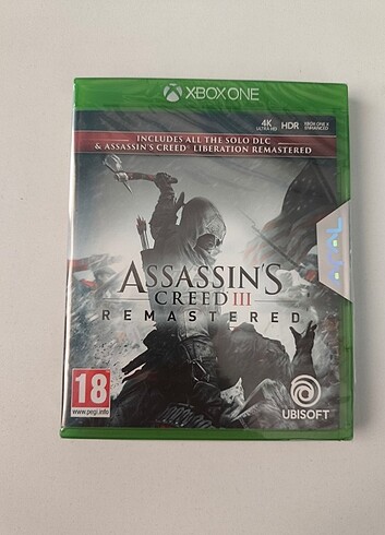 Xbox one Assassins Creed lll Ramestred konsol oyunu