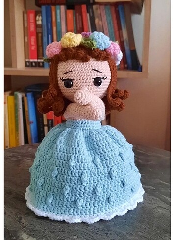Amigurumi buket kız