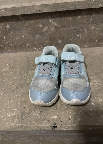 Kız Çocuk Gri Frozen II Spor Ayakkabı - Görsel 3