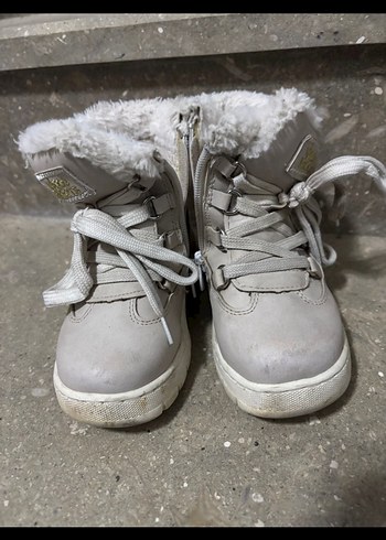 Gri Kürklü Kız Çocuk Botu - Görsel 3