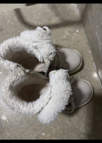 Gri Kürklü Kız Çocuk Botu - Görsel 4