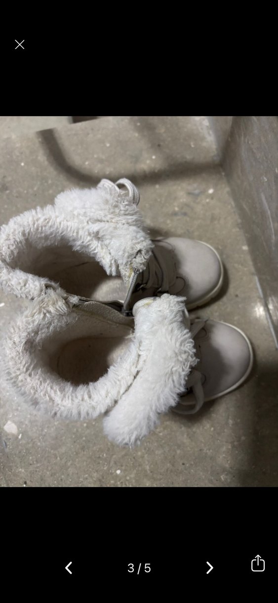 Gri Kürklü Kız Çocuk Botu - Görsel 4