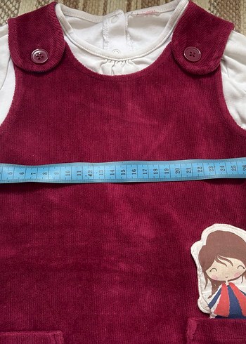 Bordo Kız Çocuk Triko Elbise - Görsel 4