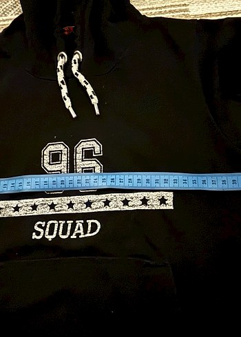 Siyah Kapüşonlu Baskılı Erkek Çocuk Sweatshirt - Görsel 3