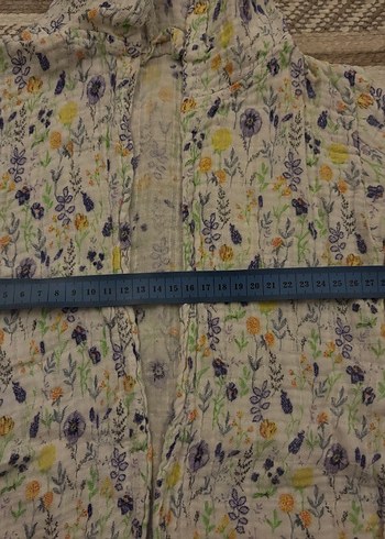 Kapüşonlu Kız Çocuk Müslin Bornoz - Görsel 3