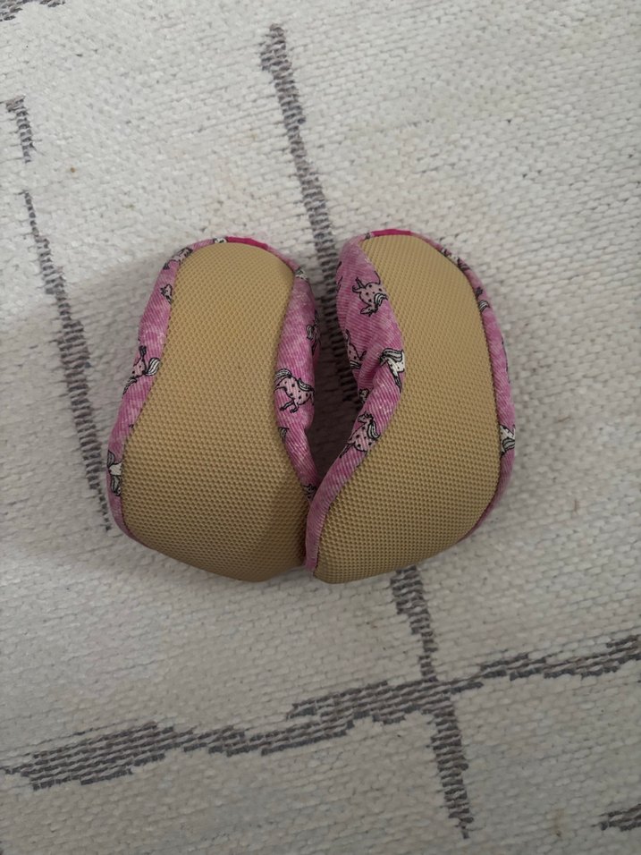 Kız Çocuk Pembe Unicorn Desenli Havuz Patiği - Görsel 2