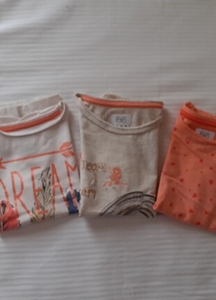 3 adet F&F kısa kollu t-shirt 