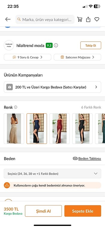 38 Beden lacivert Renk Hilaltrendd pulpayet işlemeli lacivert abiye elbise
