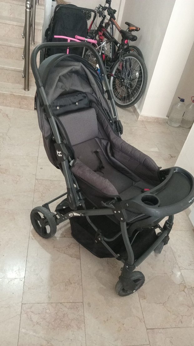 Gri Bebek Arabası - Görsel 3