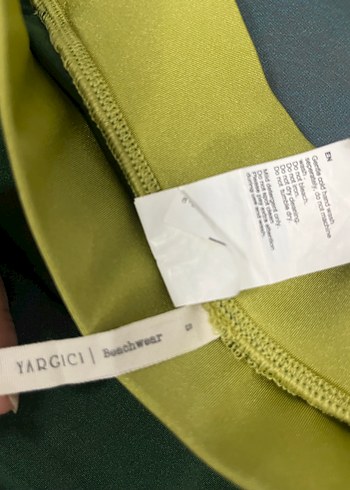 Sarı Detaylı Yeşil Spor Bikini Takımı - Görsel 2