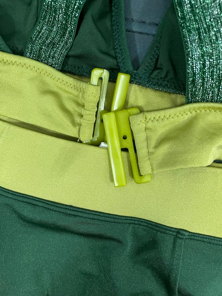 Sarı Detaylı Yeşil Spor Bikini Takımı - Görsel 5