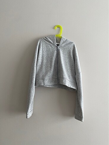 Milla Crop Fermuarlı Sweat