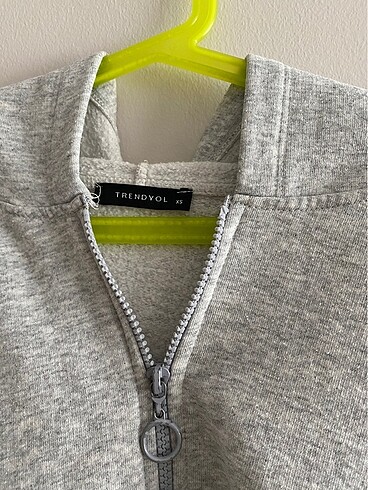 xs Beden Milla Crop Fermuarlı Sweat