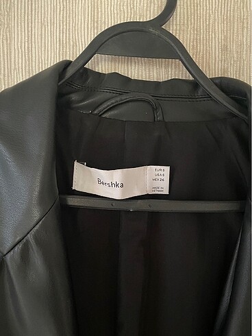Bershka Bershka Oversize Blazer Deri Ceket