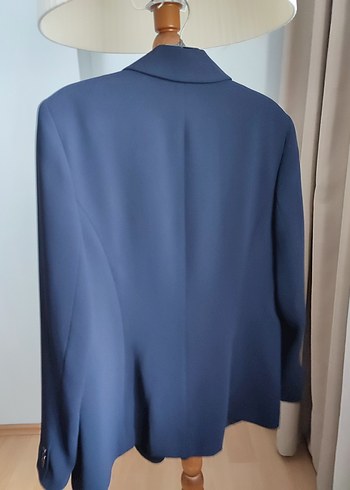 Kadın Lacivert Düğmeli Blazer Ceket - Görsel 7