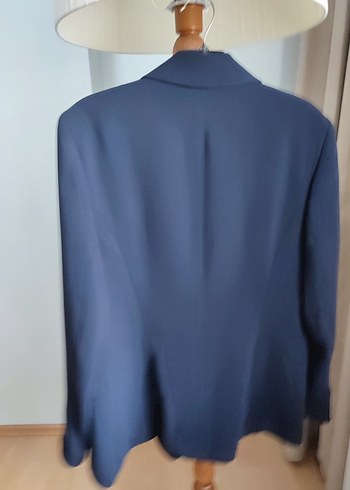 Kadın Lacivert Düğmeli Blazer Ceket - Görsel 8