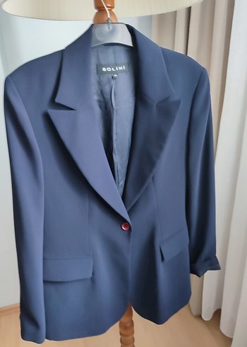 Kadın Lacivert Düğmeli Blazer Ceket - Görsel 2