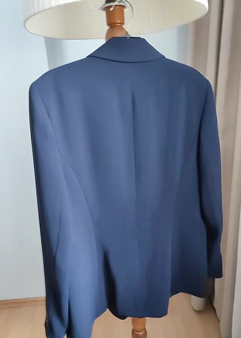Kadın Lacivert Düğmeli Blazer Ceket - Görsel 10
