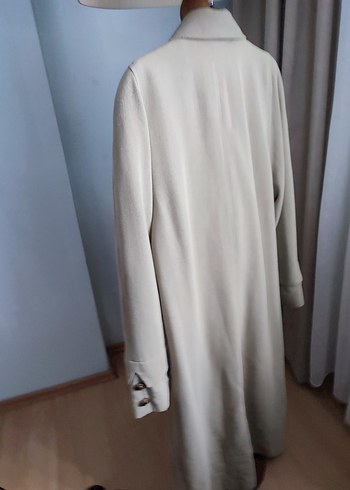 Bej Uzun  Kadın Trençkot - Görsel 12