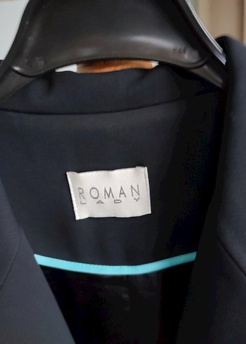 Siyah Kadın Ofis Blazeri, Düğmeli, Normal Boy - Görsel 4