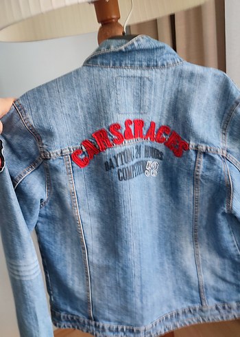 Mavi Düğmeli Kadın Denim Ceket - Görsel 6