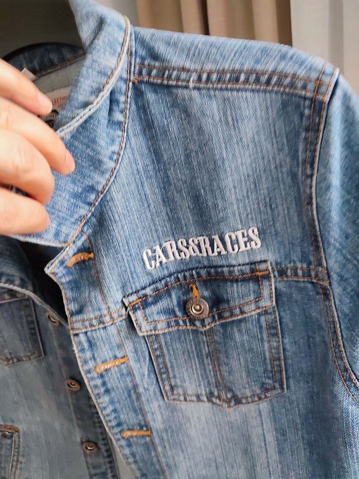 Mavi Düğmeli Kadın Denim Ceket - Görsel 5