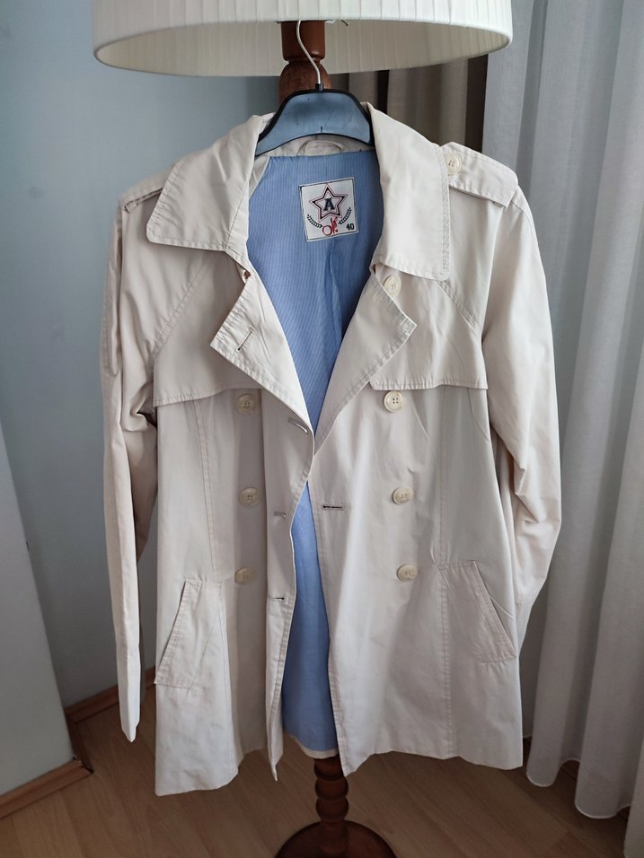 Düğmeli Midi Kadın Trençkot - Görsel 2