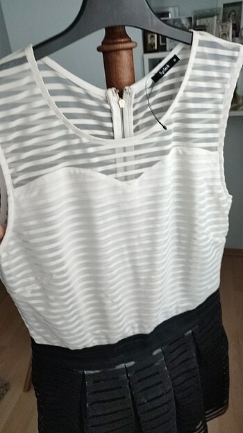 Çizgili Elbise - Görsel 13