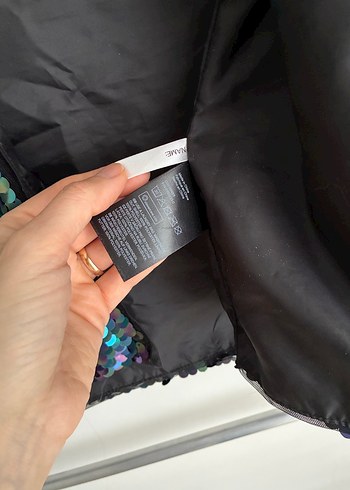 Kız Çocuk Işıltılı Payetli Bolero - Görsel 6