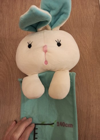 Beden Turkuaz Peluş Boy Ölçer Oyuncak