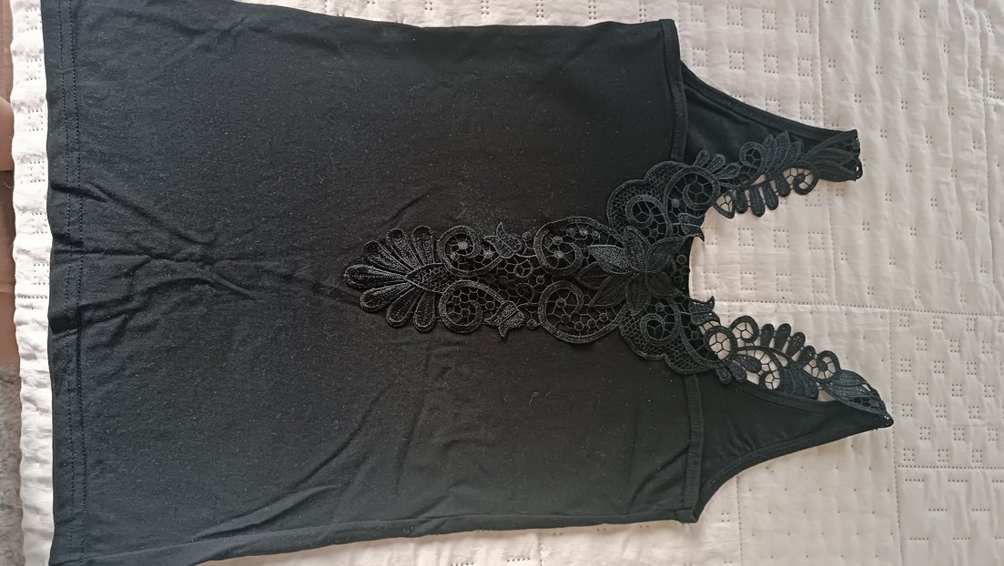 Siyah Nakışlı Gotik Kadın Bralet - Görsel 2