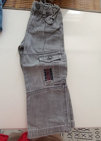 Diğer Gri Erkek Çocuk Bol Kesim Kot Pantolon