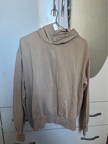 H&M camel renk sweatshirt