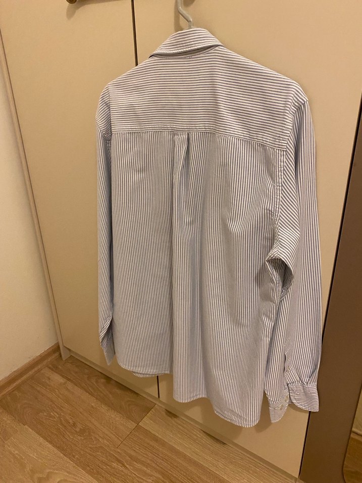 Zara çizgili keten gömlem - Görsel 5