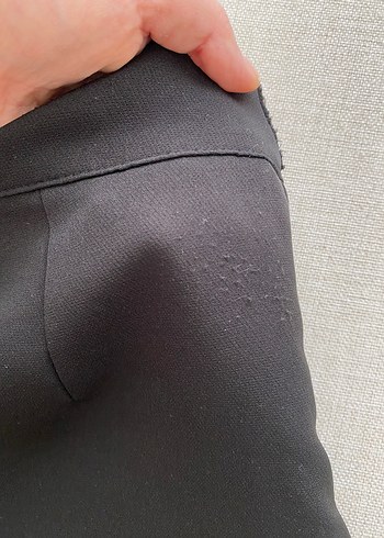 s Beden Düz Siyah Yüksek Bel Mini Şort