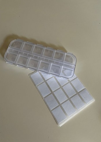 Bej Renkli Plastik Makyaj Organizer Kutusu