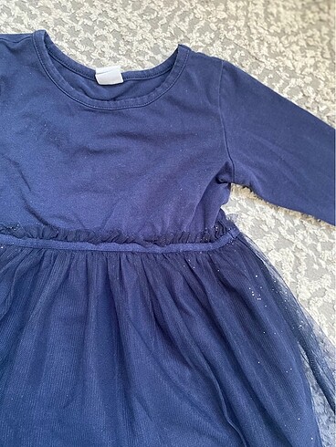 24-36 Ay Beden lacivert Renk H&M elbise