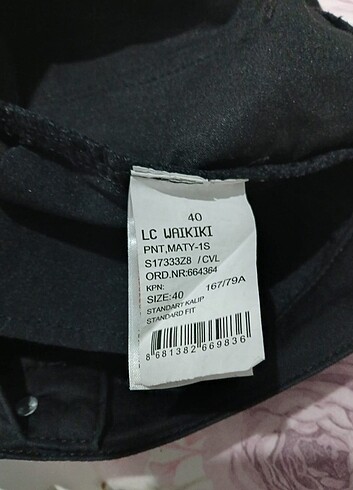 40 Beden Lcwaikiki kadın pantalon