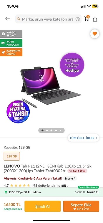 Lenovo tablet