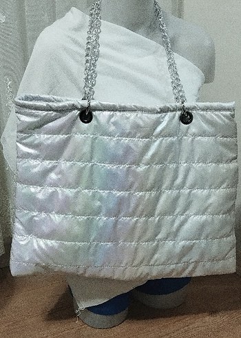 Gri Zincir Detaylı Kadın El Zinciri - Görsel 4